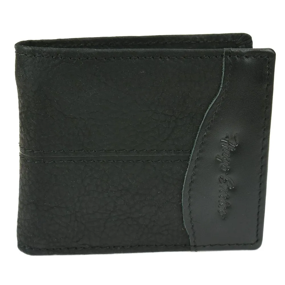Hugo Enrico Wallet Double Front Stich - Black Design 15