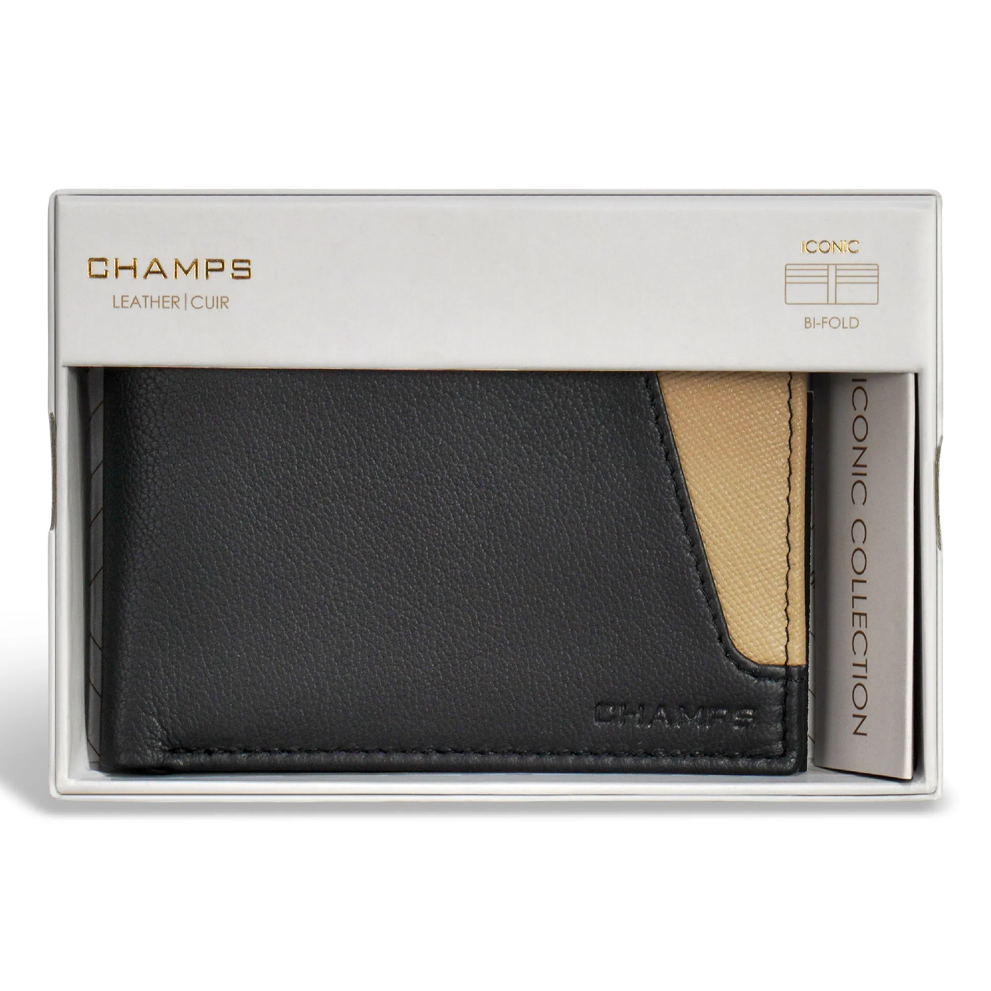 Iconic / Leather Bi-Fold Wallet