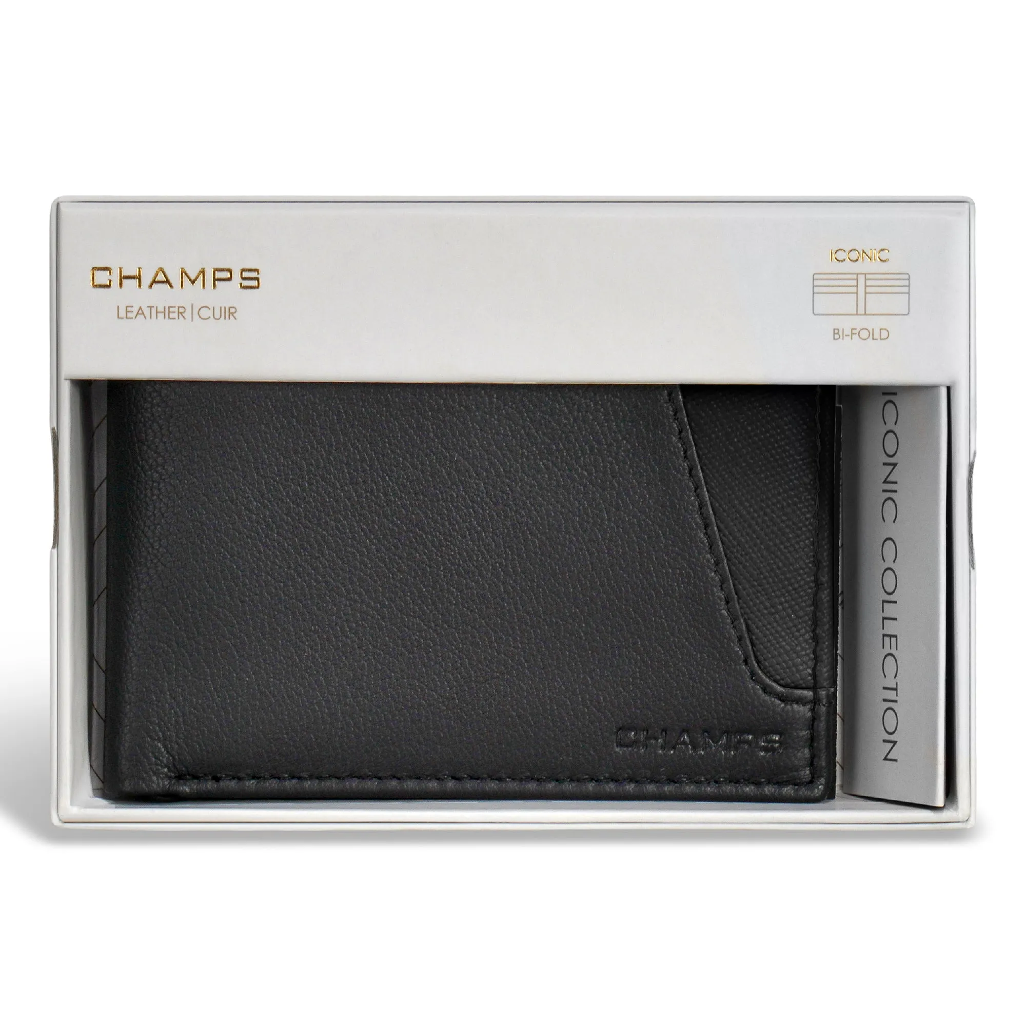 Iconic / Leather Bi-Fold Wallet