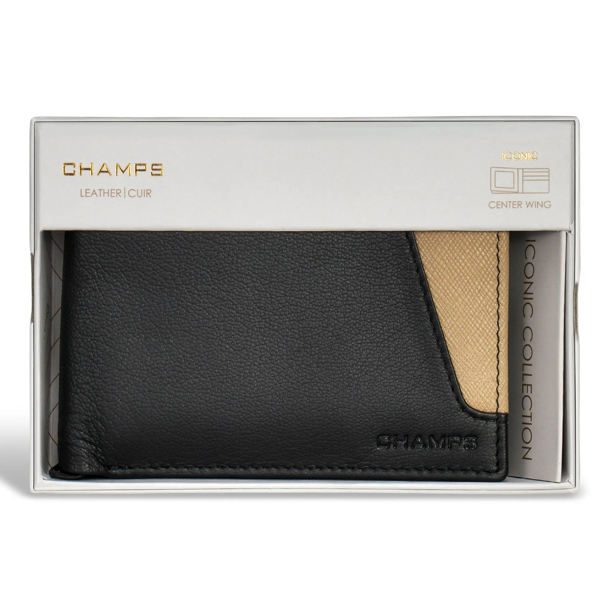 Iconic / Leather Center Wing Wallet
