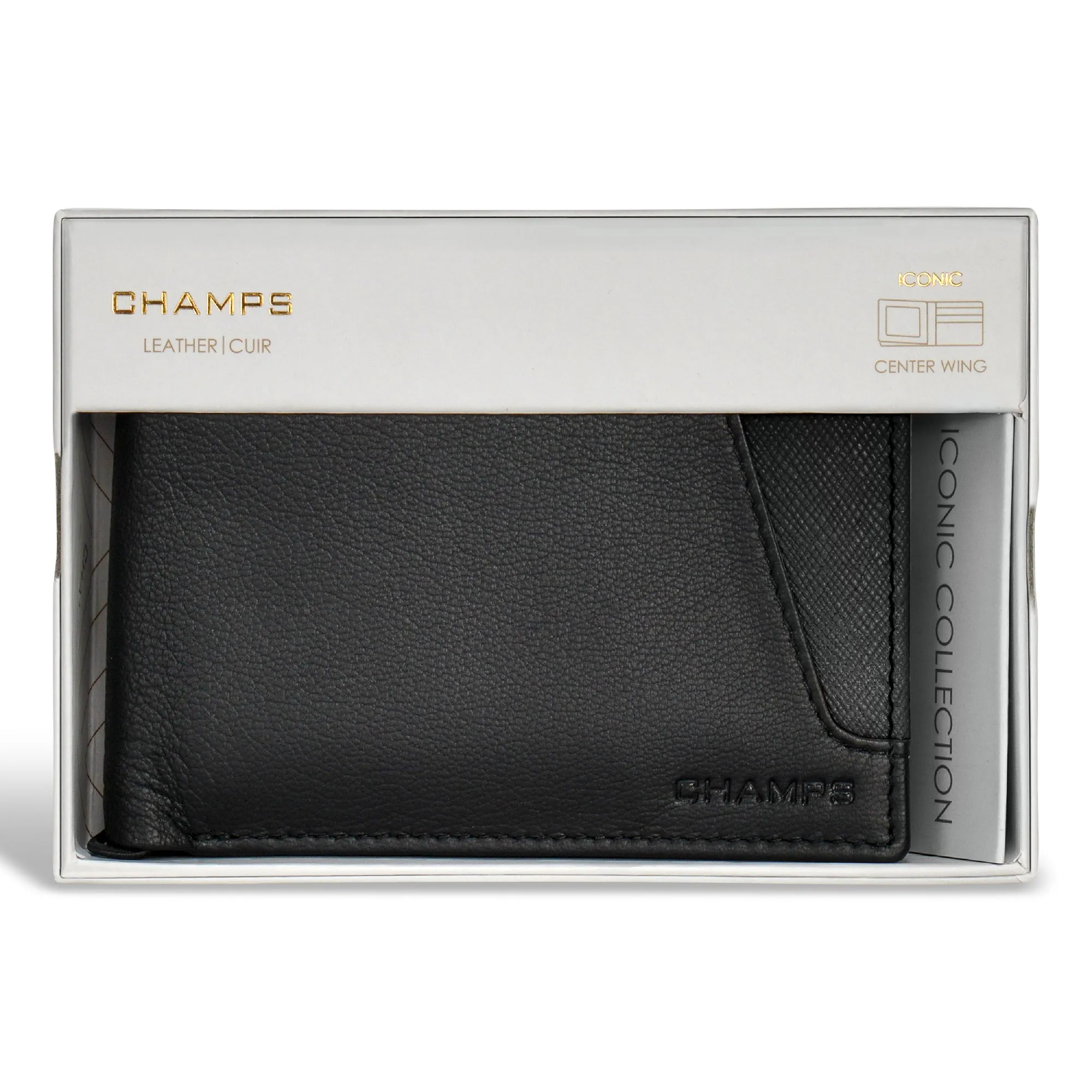 Iconic / Leather Center Wing Wallet