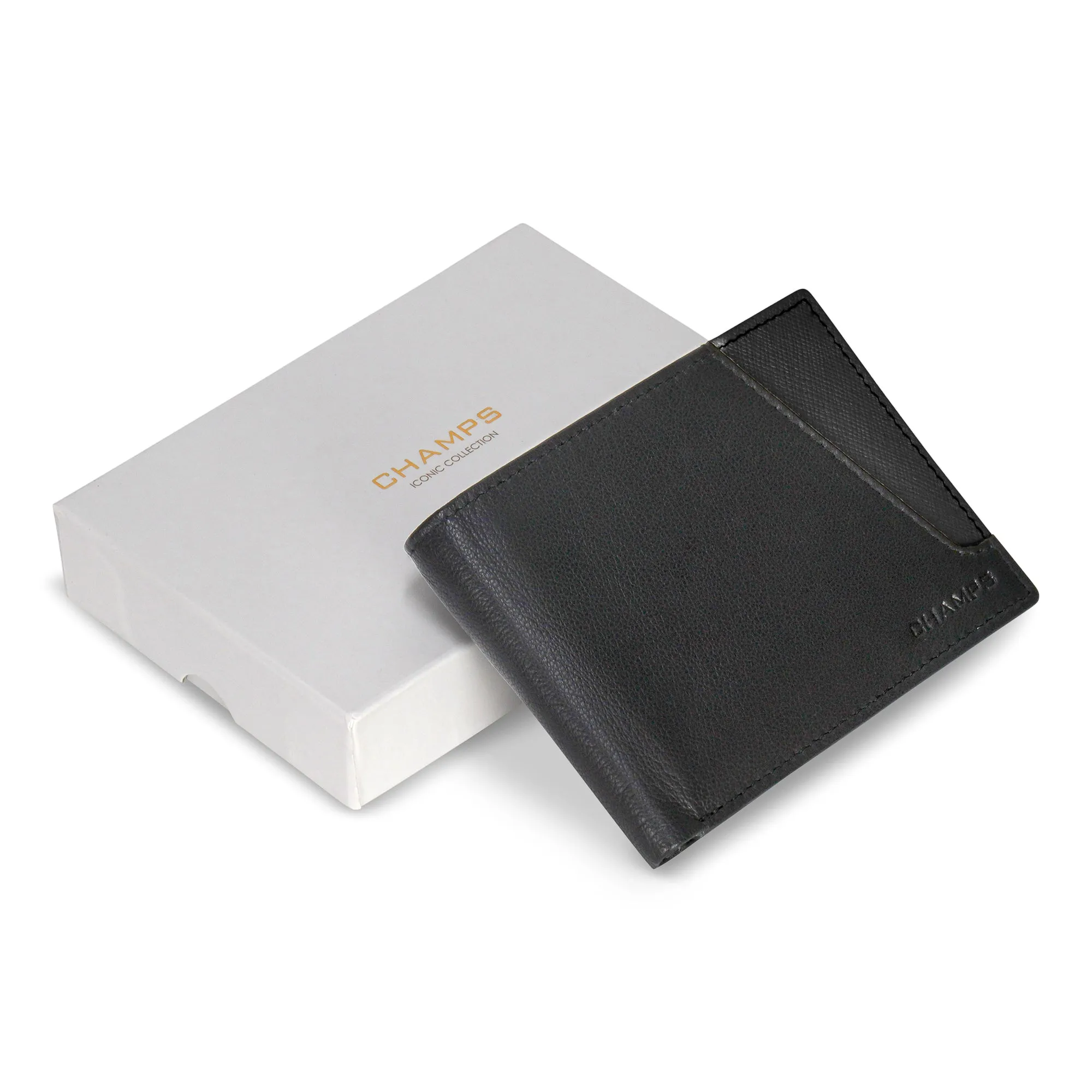Iconic / Leather Center Wing Wallet