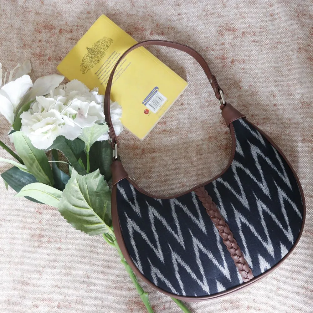 Ikat Wave Hobo Bag