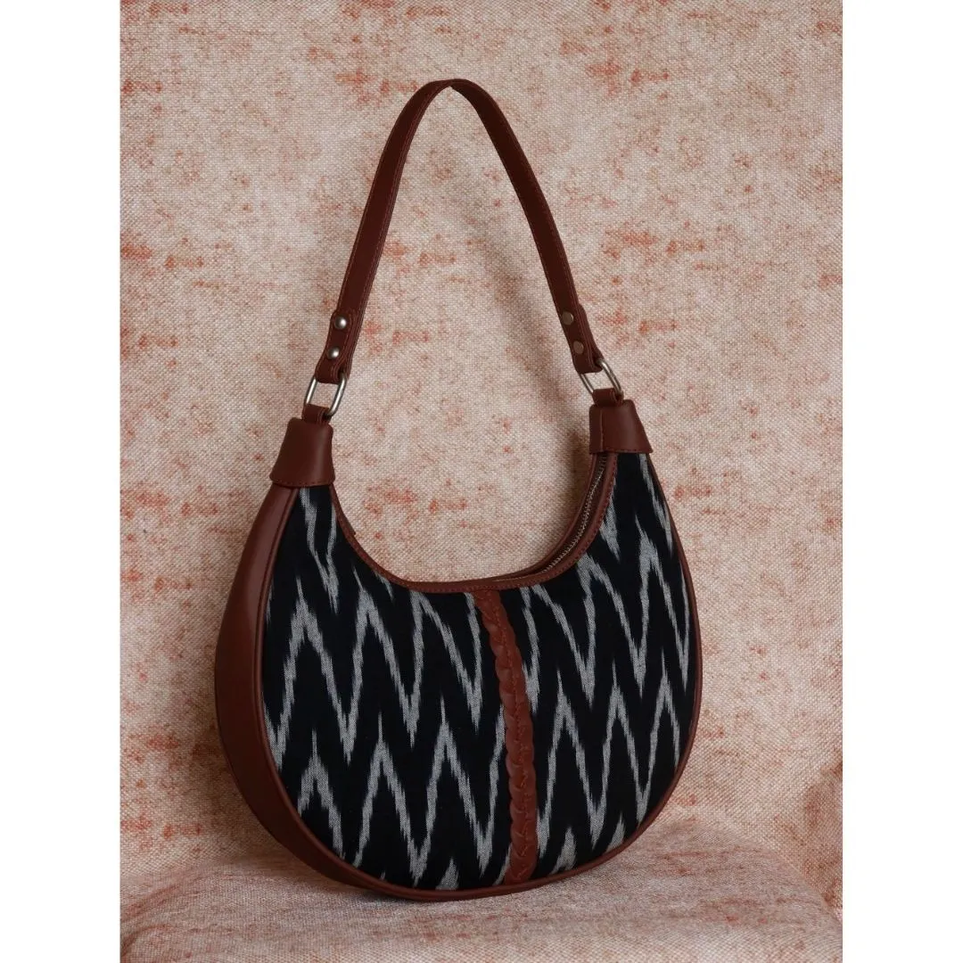 Ikat Wave Hobo Bag