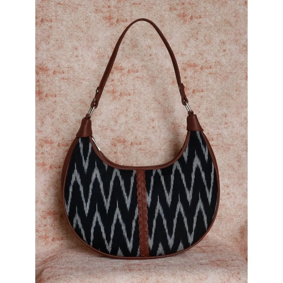 Ikat Wave Hobo Bag