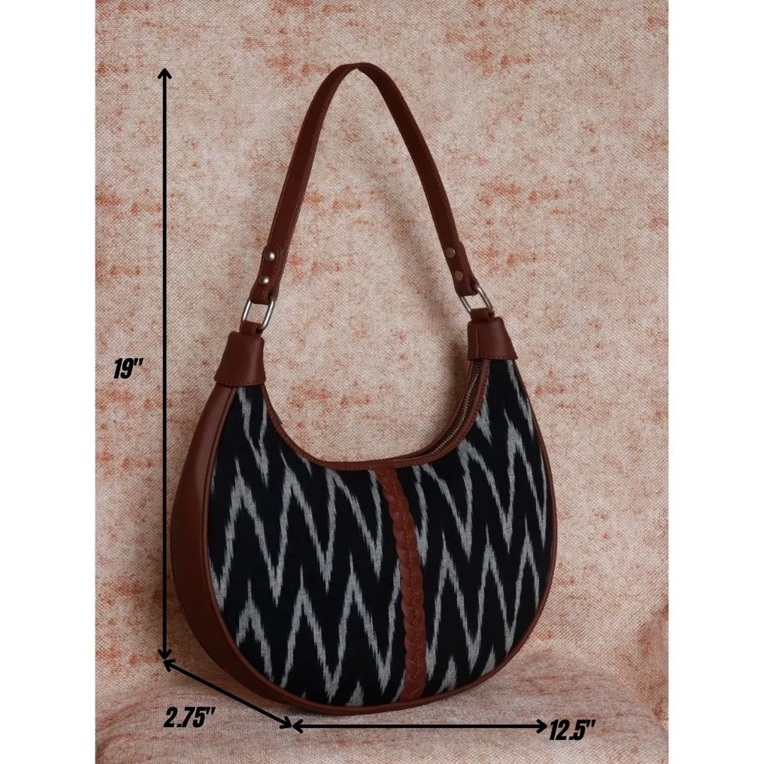 Ikat Wave Hobo Bag