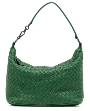 Intrecciato Green Handbag
