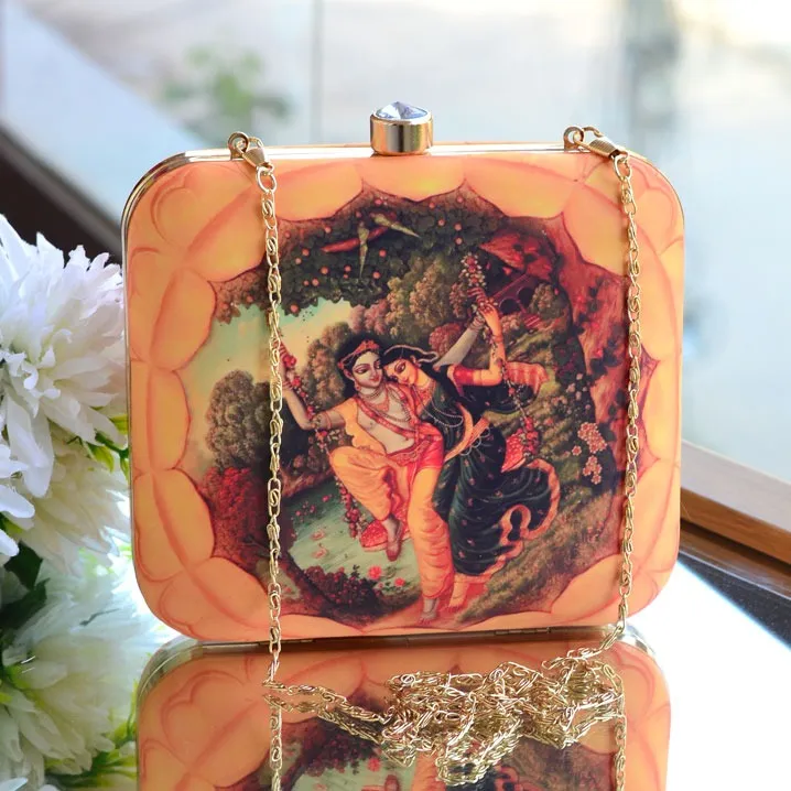 Janmashtmi inspired clutch box
