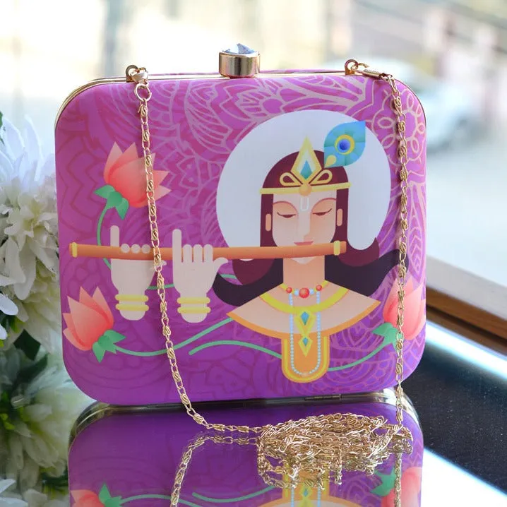 Janmashtmi inspired clutch box
