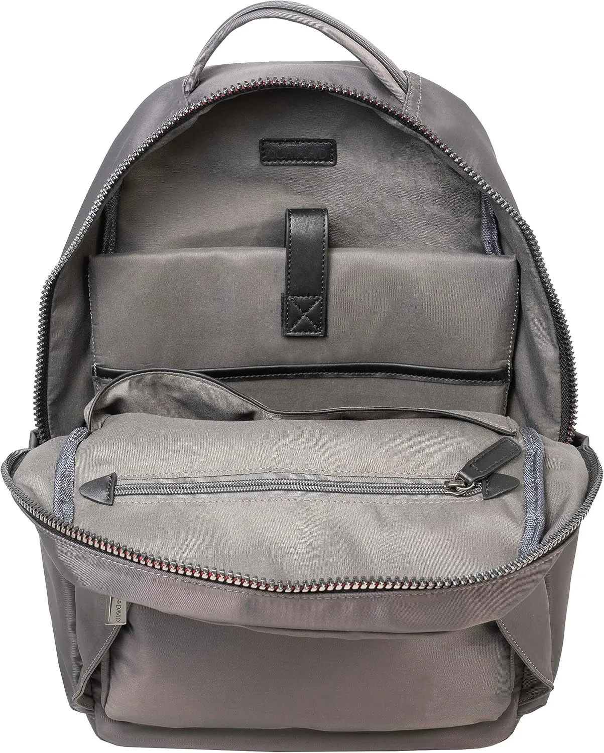 Joan & David Twill Nylon Workbook Laptop Backpacks, Jdb1039-027-charcoal, Travel Backpacks