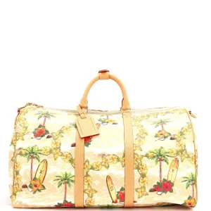Keepall Bandouliere Bag Pharrell Williams Monogram Surfin' Coated Canvas 50