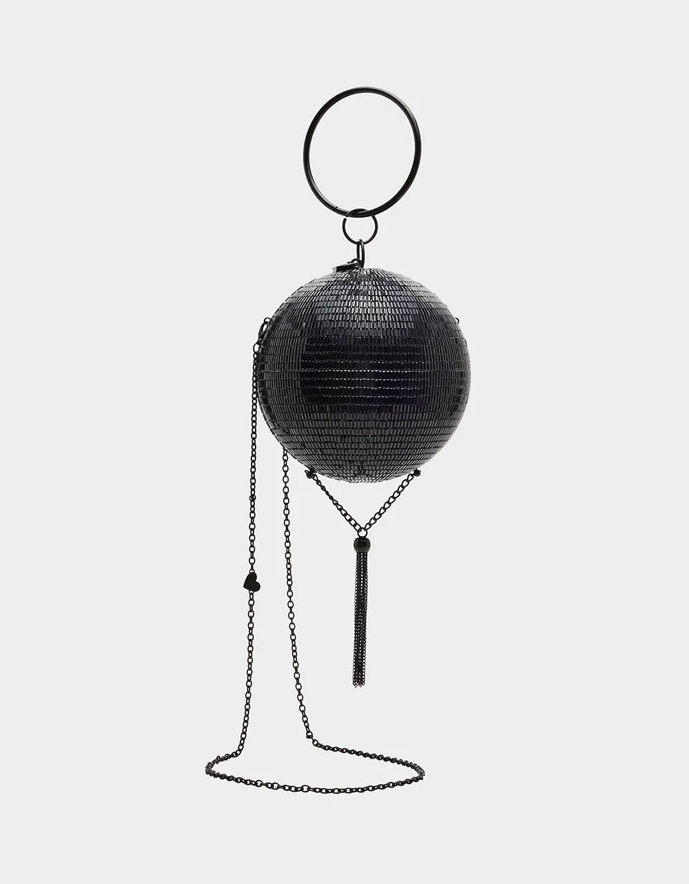KITSCH DANCIN QUEEN DISCO BALL BAG BLACK