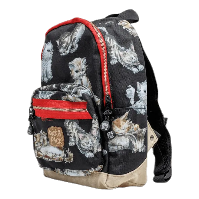 Kittens Backpacks Black