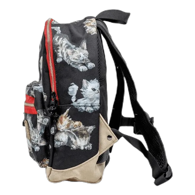 Kittens Backpacks Black