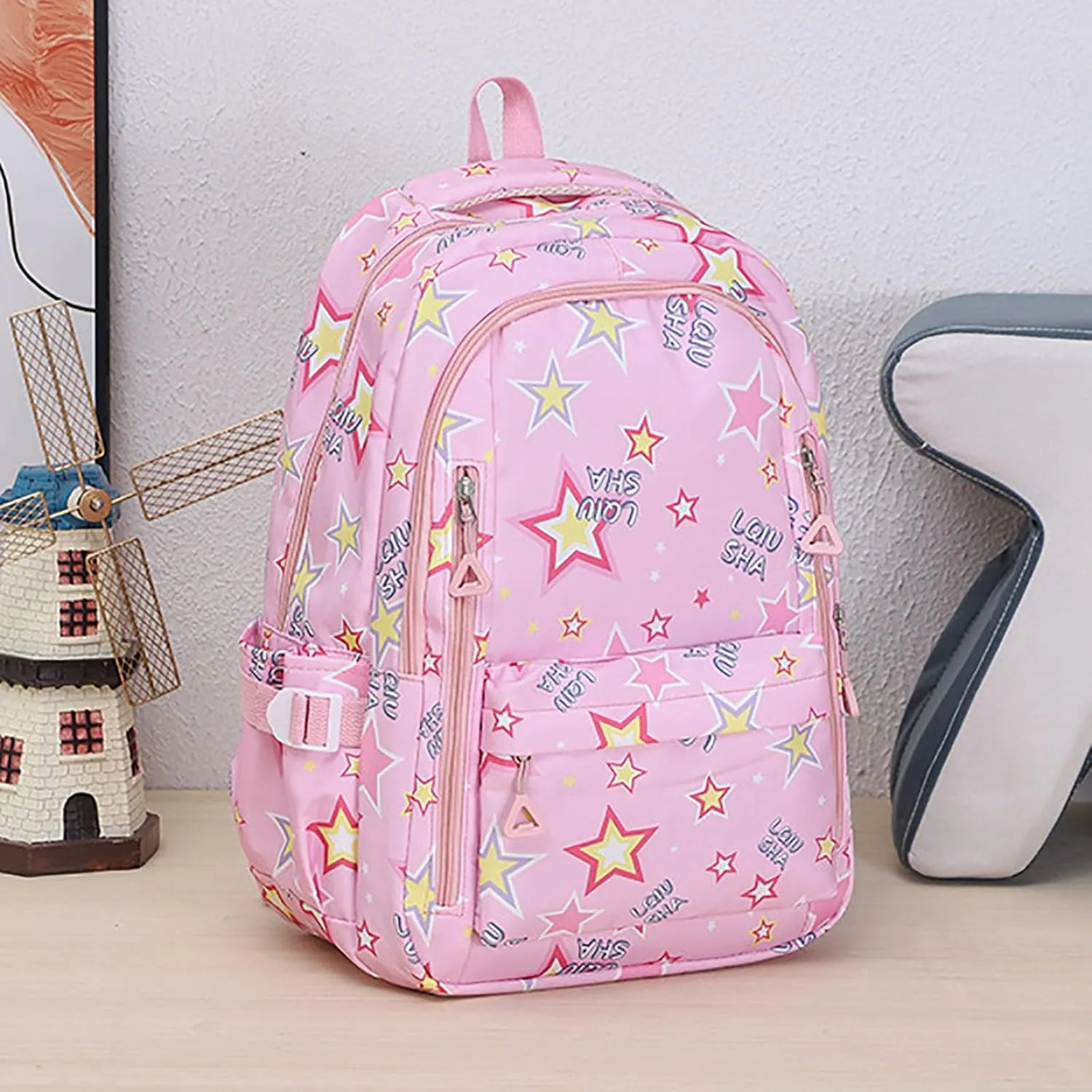 Ladies Multipurpose Design Handbag Retro Large Capacity Solid Soft Fashion Backpacks Womens Purses Medium Size(One Size)