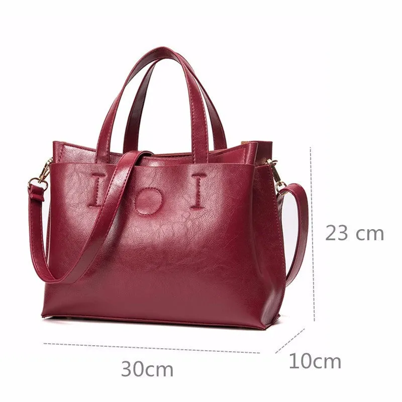 Laima PU leather shoulder bag