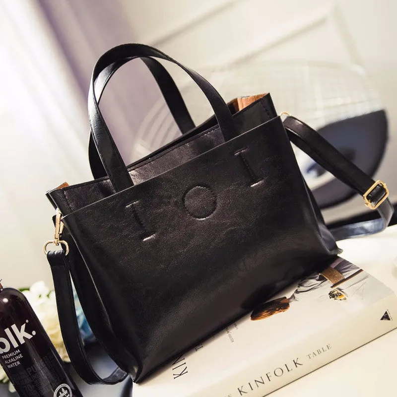 Laima PU leather shoulder bag