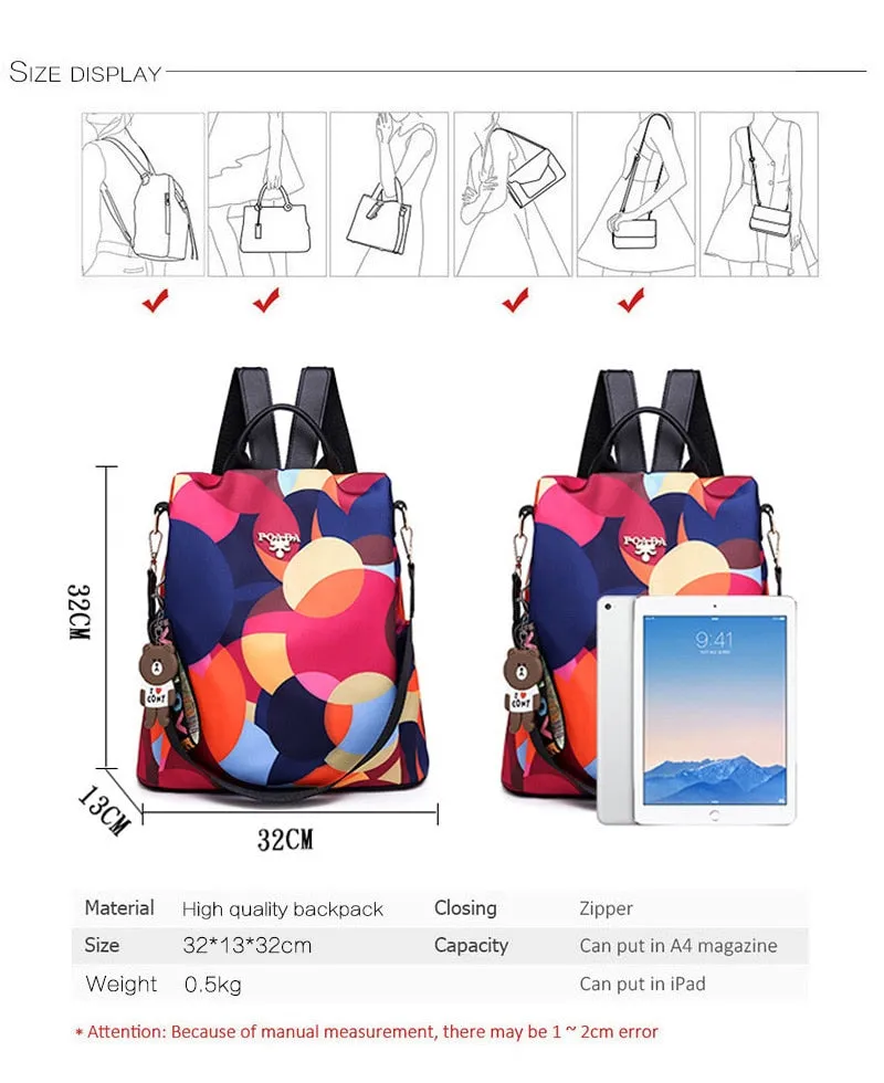 Large Capacity Women Backpack