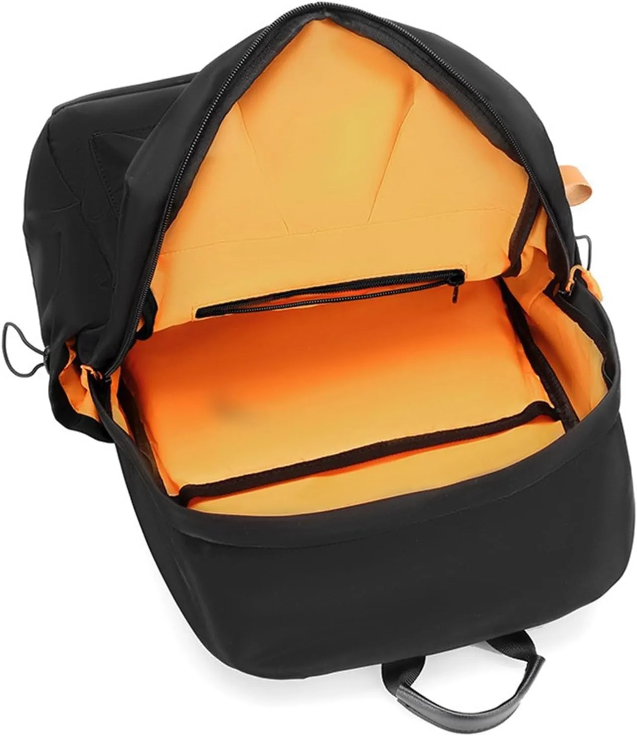 Leather Backpack Purse for Women Convertible Shoulder Bags with Wristlet for Work College Womens Crossbody Bag(Black)