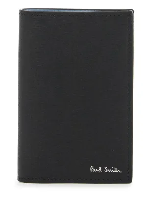 leather bi-fold wallet in M1A 4774 NSTRGS BLACK