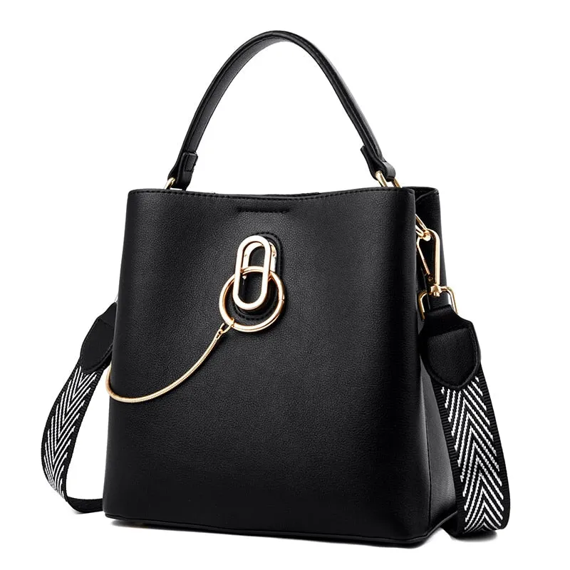 Leather Fashion Chains Ladies Hand Bags