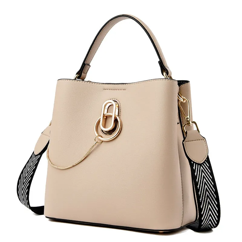 Leather Fashion Chains Ladies Hand Bags