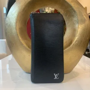 Louis Vuitton 2020 Black Epi Leather Zippy Vertical Wallet