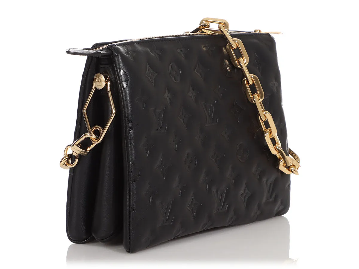 Louis Vuitton Black Coussin PM