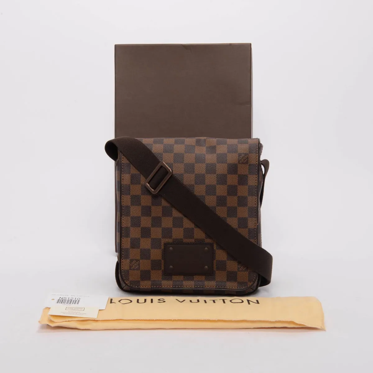Louis Vuitton Damier Ebene Brooklyn PM Messenger Bag
