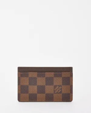 Louis Vuitton Damier Ebene Canvas Card Holder