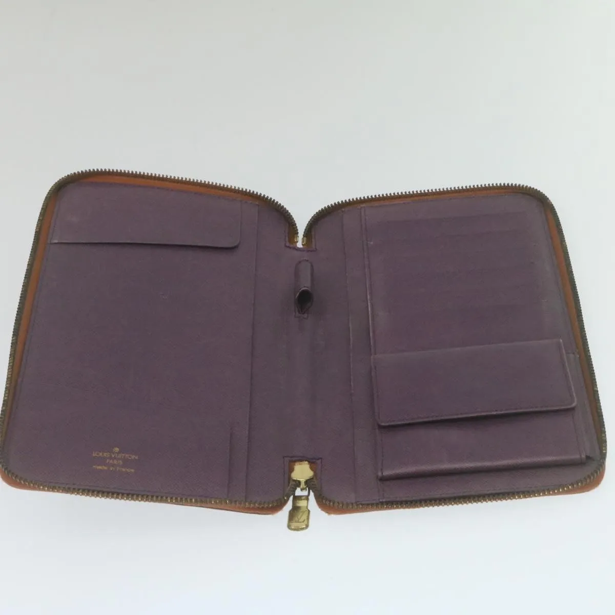 LOUIS VUITTON Epi Organizer De Voyage Travel Case SPO Brown LV hs918