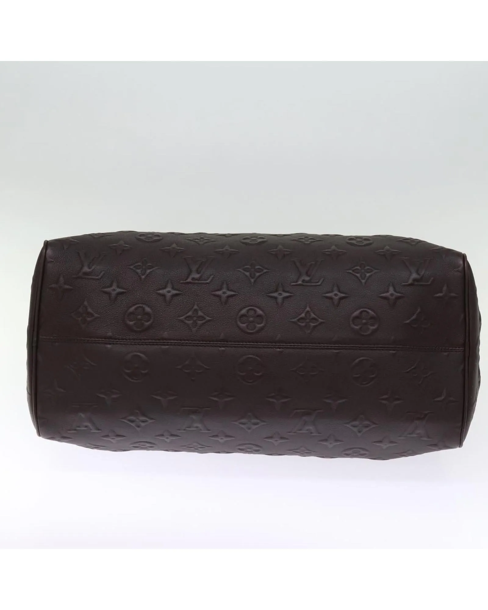 LOUIS VUITTON Keepall Bandouliere 55 Travel Bag Brown Monogram Embossed Leather M41416