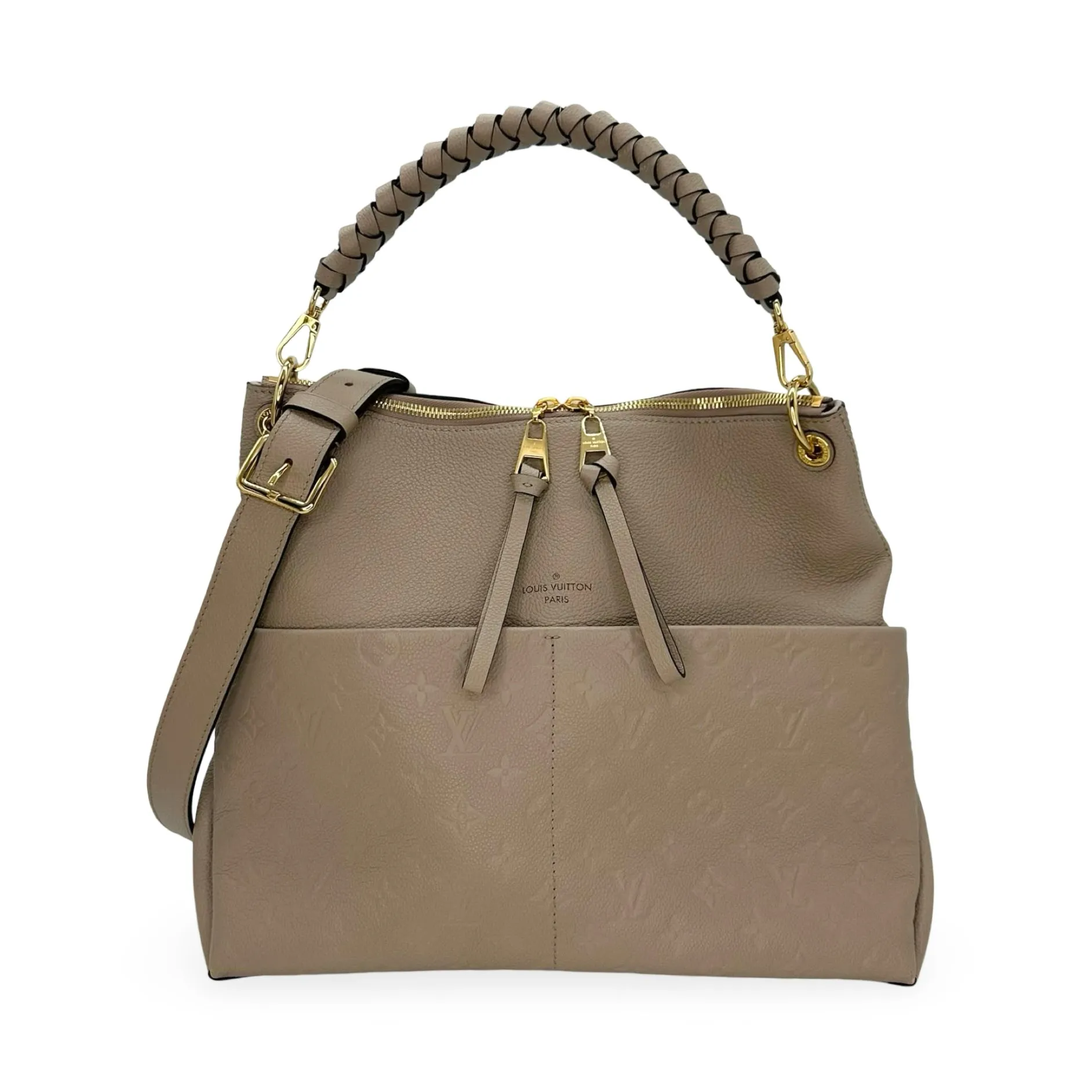 LOUIS VUITTON: Monogram Empreinte Maida Hobo