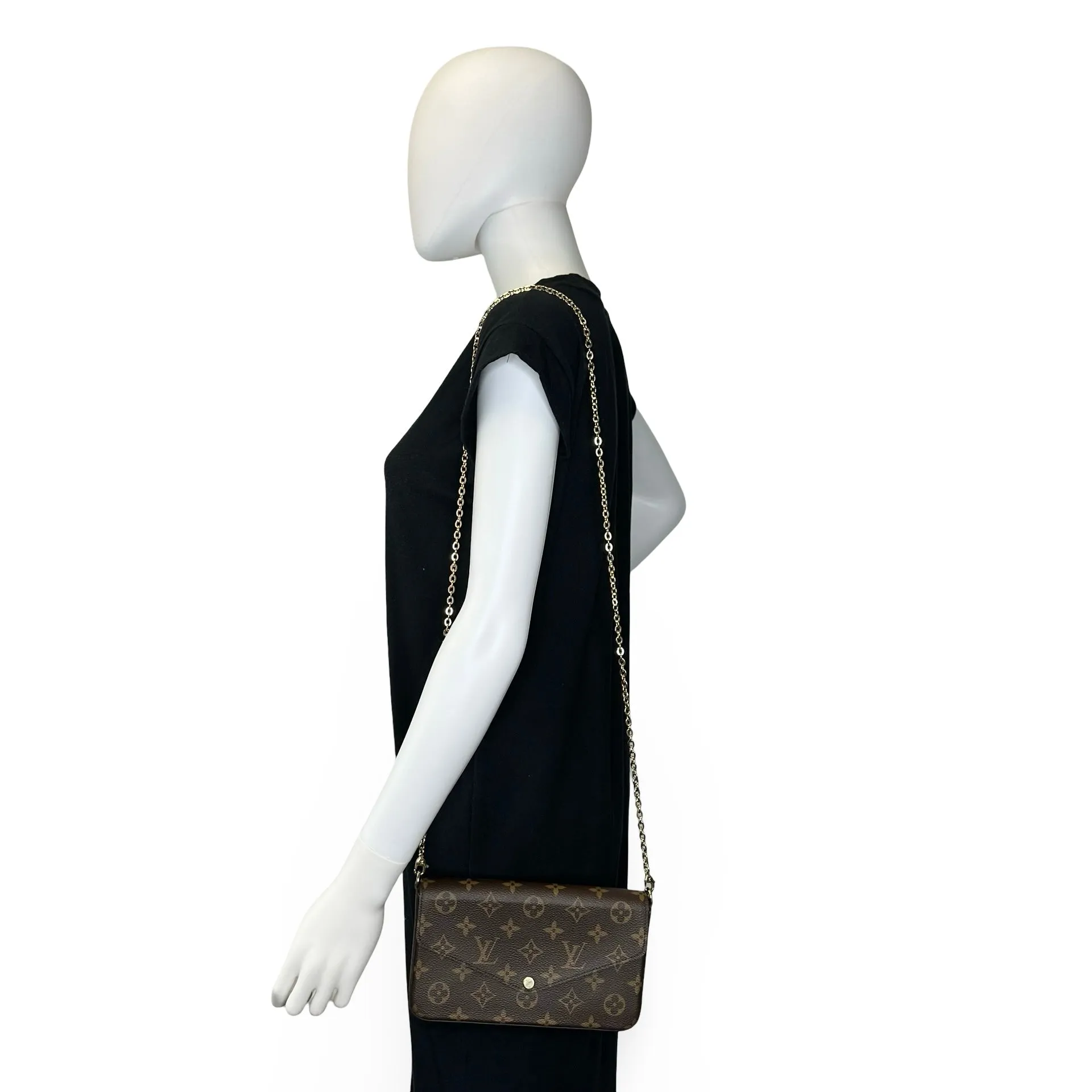 LOUIS VUITTON: Monogram Felicie Pochette