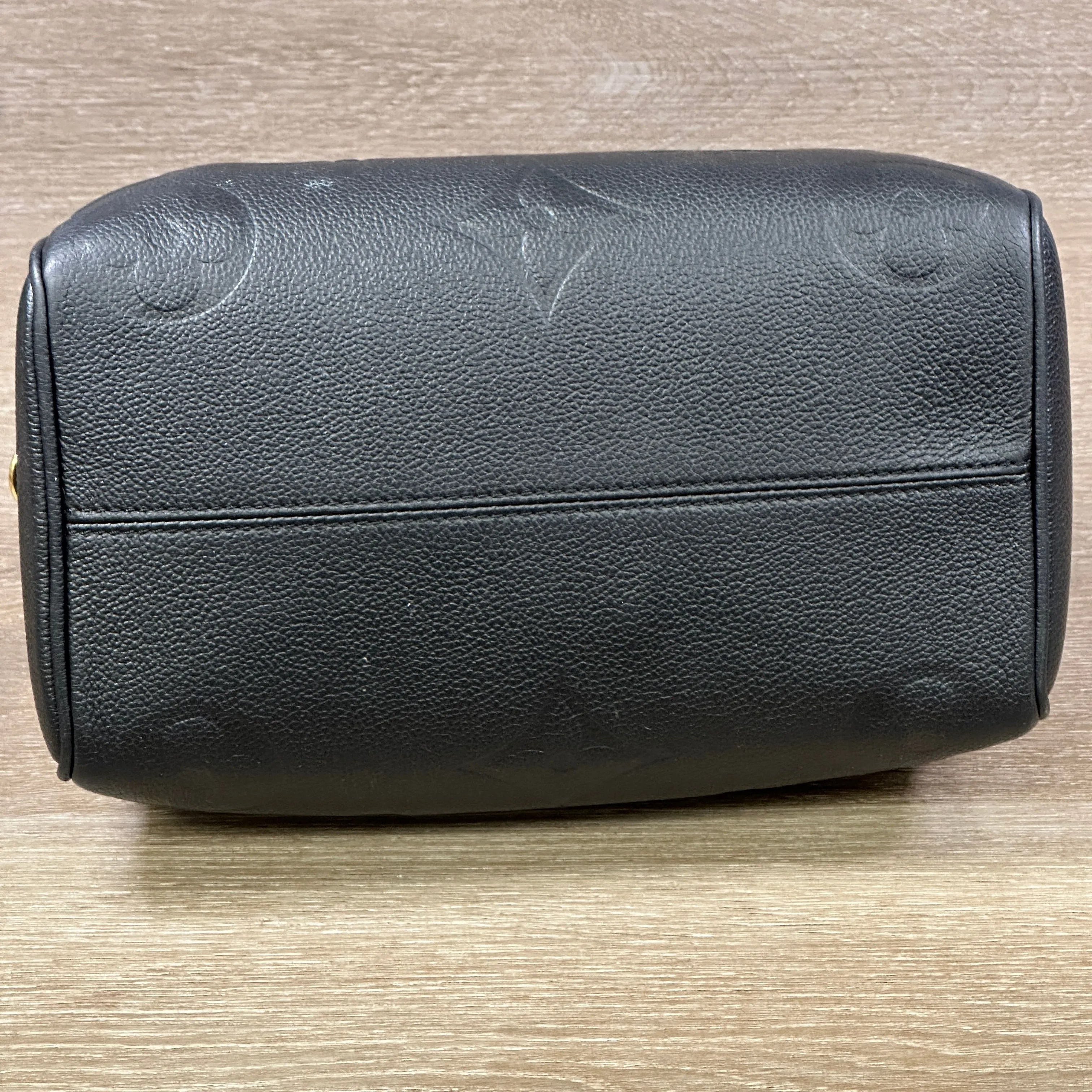 Louis Vuitton Speedy Bandoulière 25 - Giant Empriente Leather - Black