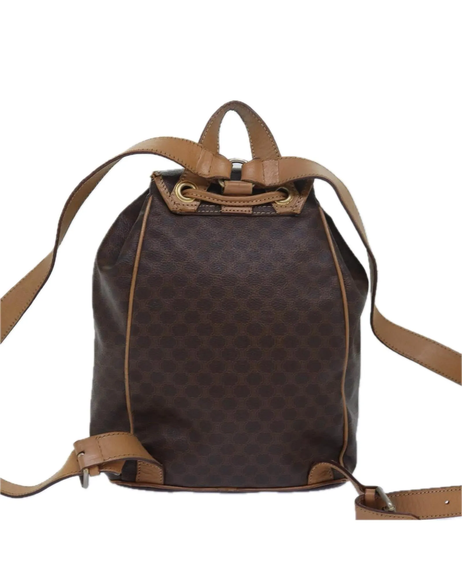 Macadam Canvas and Leather Shoulder Bag