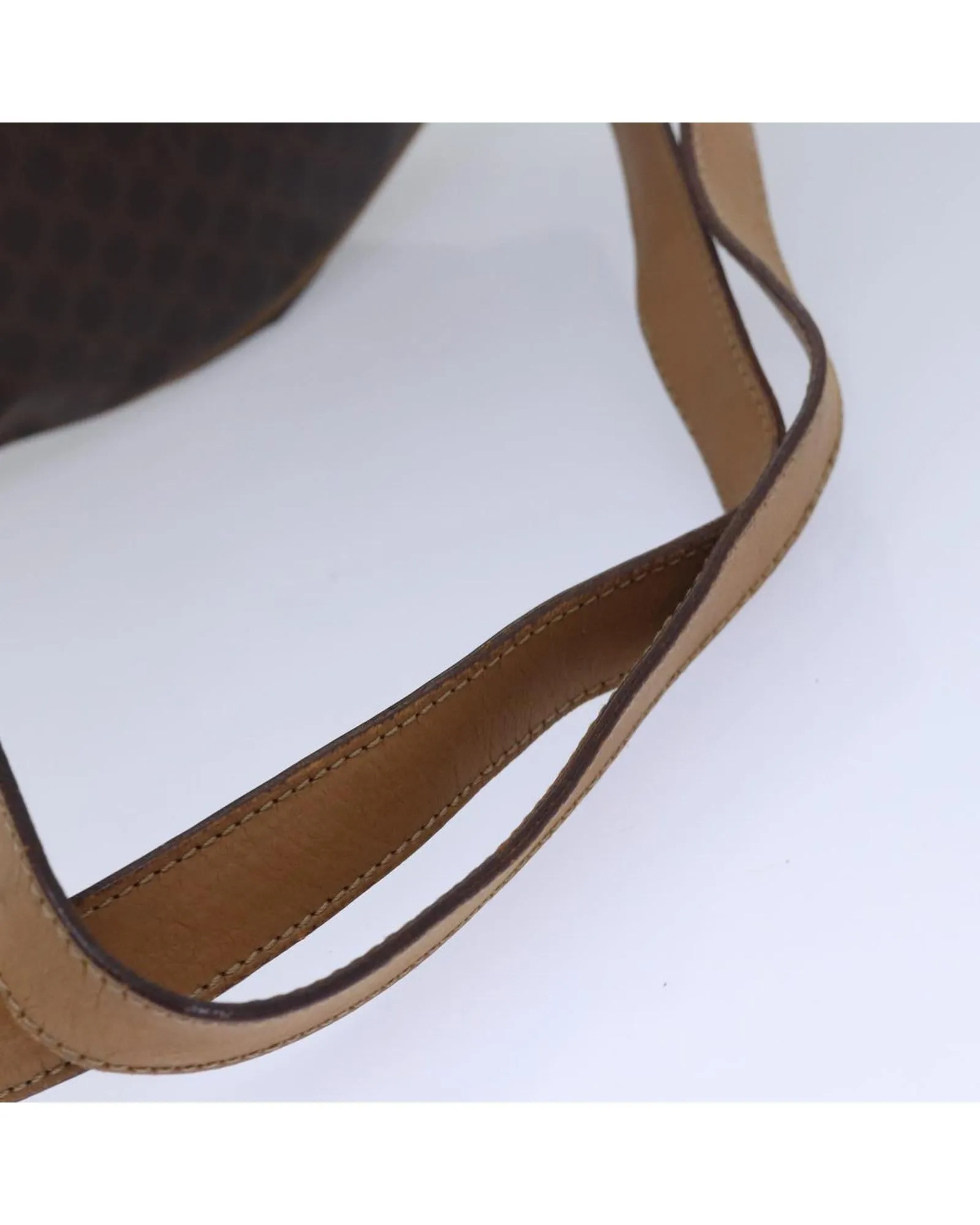 Macadam Canvas and Leather Shoulder Bag