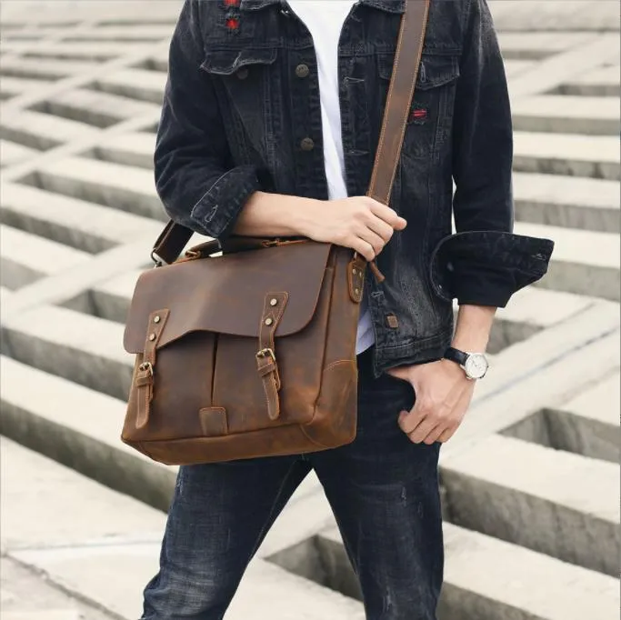 Mardin Genuine Leather Messenger Bag