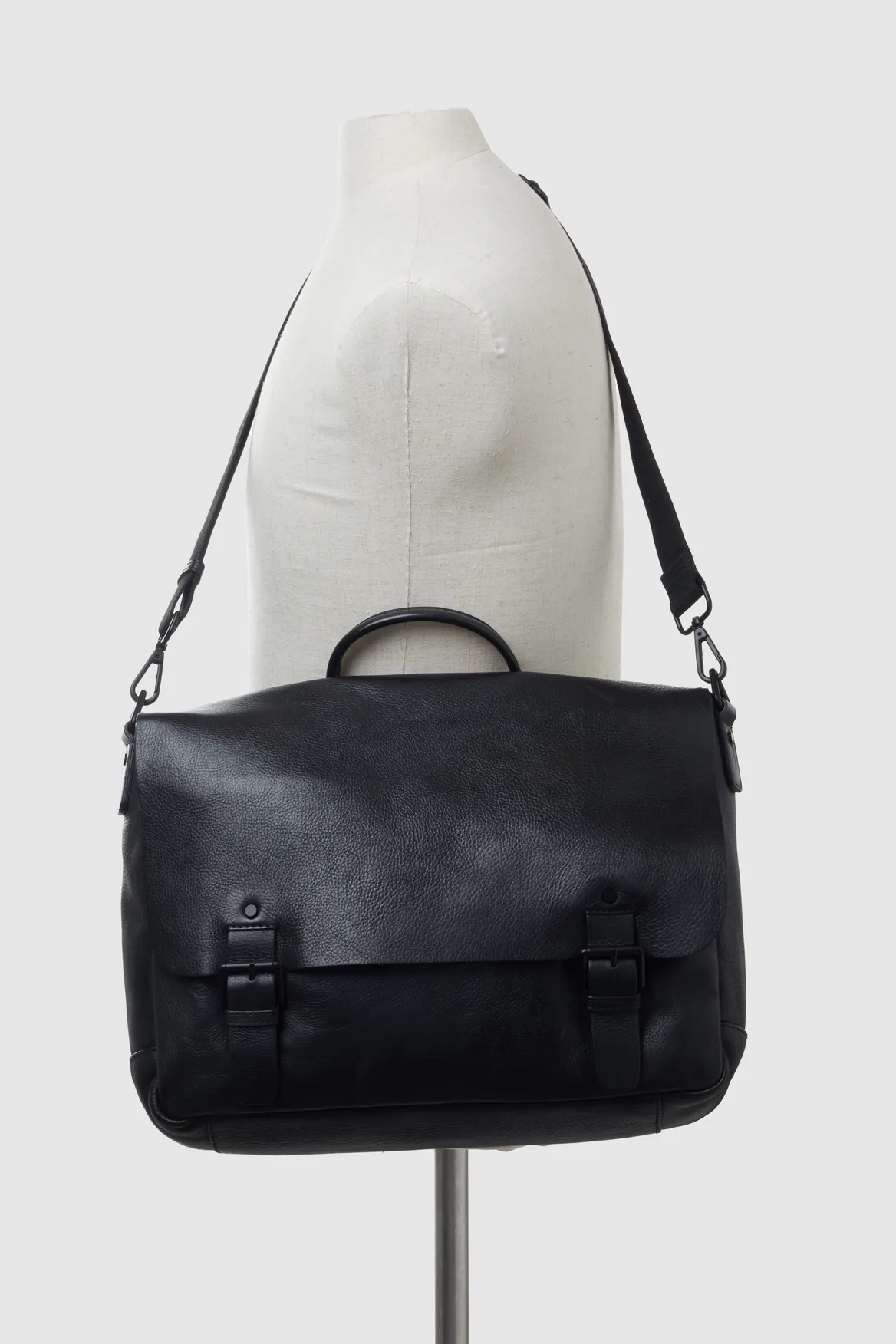 Matt Leather Satchel