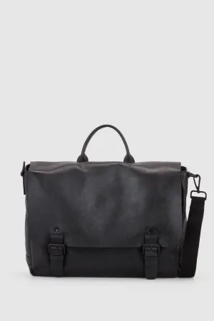 Matt Leather Satchel