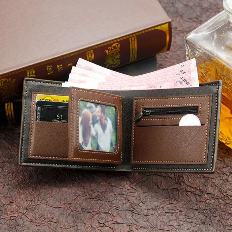 MBLeatherZ™ Genuine Leather Bifold Wallet: RFID Blocking, Credit Card/ID Holder