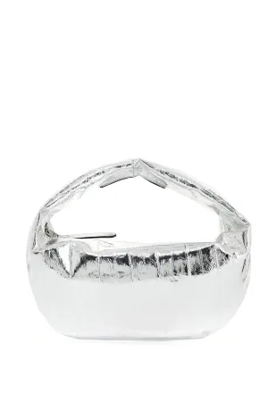 medium laminated olivia hobo bag H6015 872 L872 SILVER
