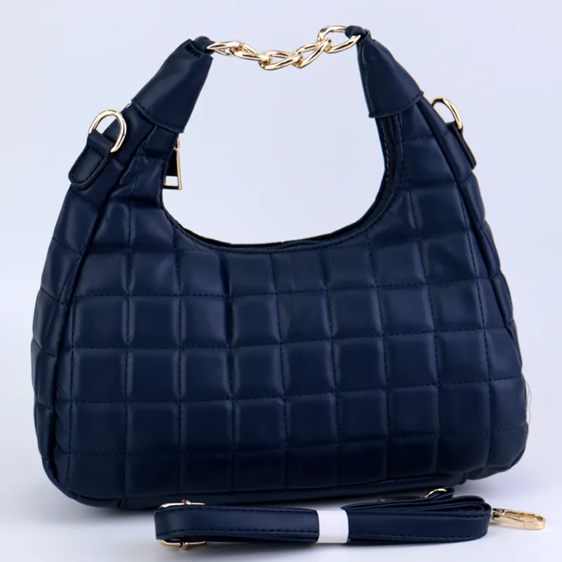 Medium Quilted Hobo Bag Women Leather Handbag  Art#872 -#22