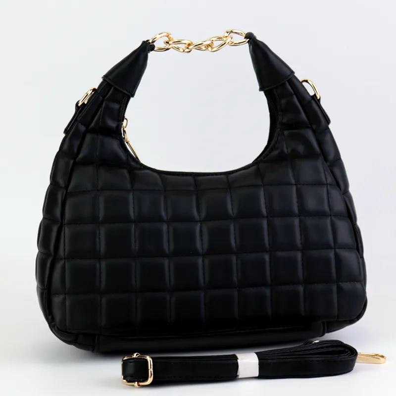 Medium Quilted Hobo Bag Women Leather Handbag  Art#872 -#22