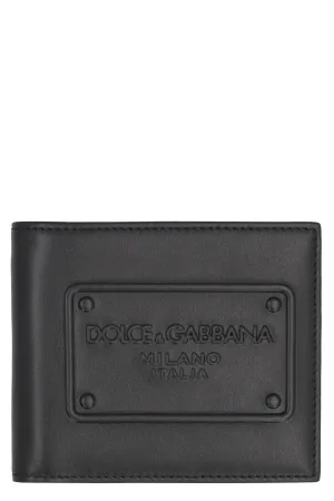 Men's Calf Leather Wallet in Black | BP1321AG218 Color 80999