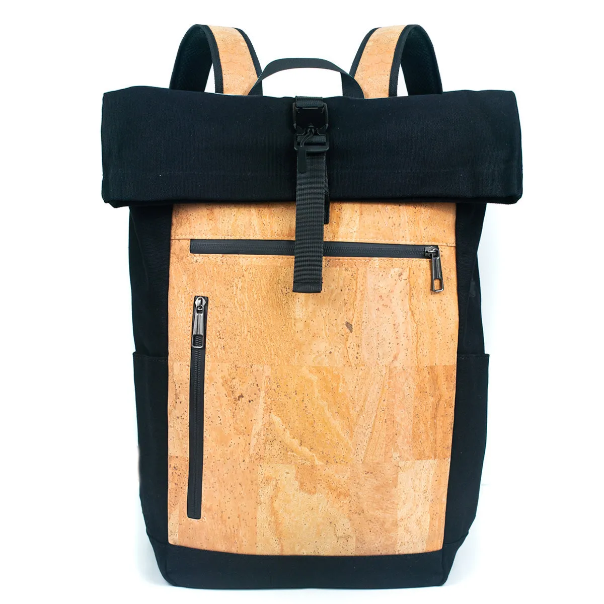 Men's Cork and Canvas Laptop Backpack (BAG-2286)