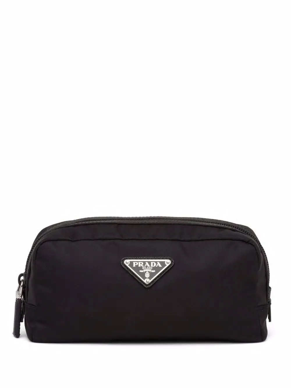 Men's Logo Patch Toiletry Bag in Nero | 2NA0452DMH