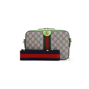 Men's Ophidia Gg Crossbody Bag in Brown | Size UNICA | 699439FADIC