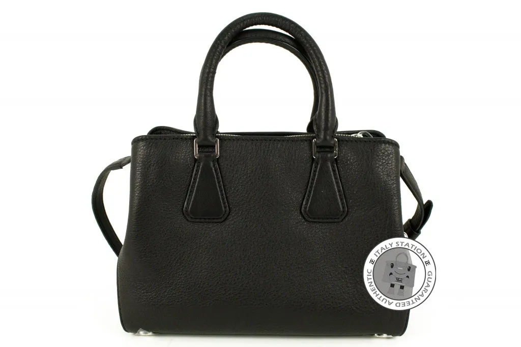 Michael Kors 30H5SCAS1L Camille Small Satchel Black / 001 Calfskin Shoulder Bags Ghw