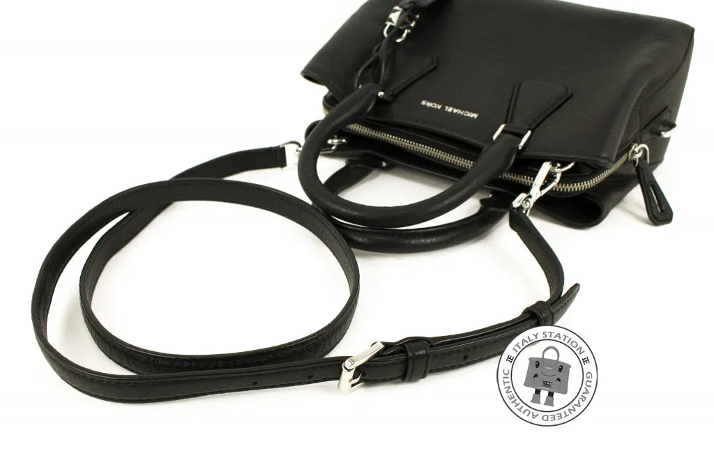 Michael Kors 30H5SCAS1L Camille Small Satchel Black / 001 Calfskin Shoulder Bags Ghw